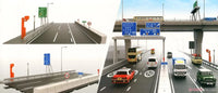 Tiny City Bd16 Major Road Diorama 1/64 scale
