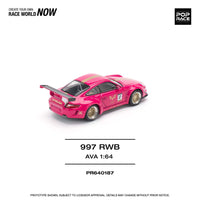 Porsche RWB 997 Pink AVA Pop Race 1/64 scale