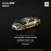 Toyota Supra GT300 Gold Chrome 1/64 scale Pop Race