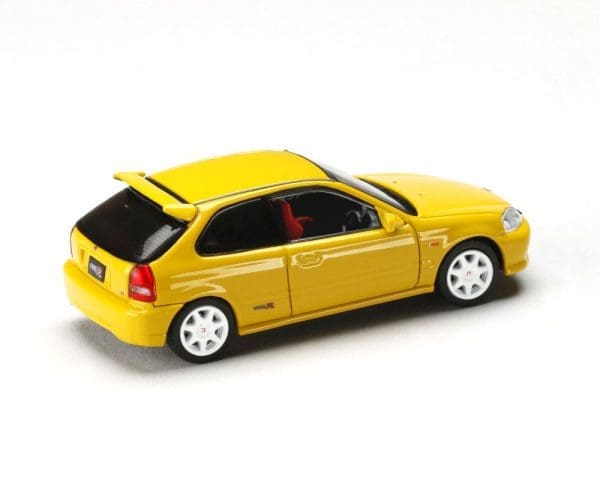 Honda Civic Type R EK9 Sunlight Yellow Hobby Japan 1:64