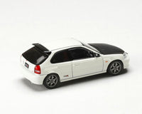 Honda Civic Type R EK9 JDM Style Championship White with Carbon Hood Hobby Japan 1:64 (Copy)