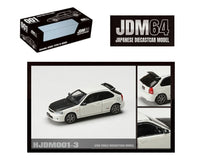 Honda Civic Type R EK9 JDM Style Championship White with Carbon Hood Hobby Japan 1:64 (Copy)