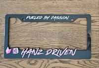 Hanz Driven License Plate Frame Pink