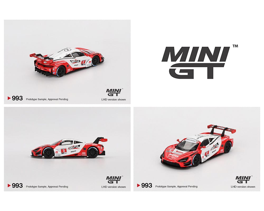 McLaren 720S GT3 Evo Pfaff Motorsports 2024 IMSA Laguna Seca Mini GT 1/64 scale