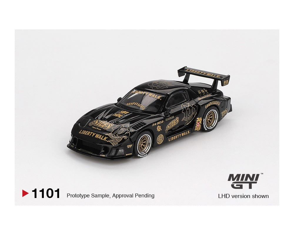 (pre-order) Mazda RX-7 RX-7 LB Super Silhouette FD-NILES Black Mini GT 1/64 scale