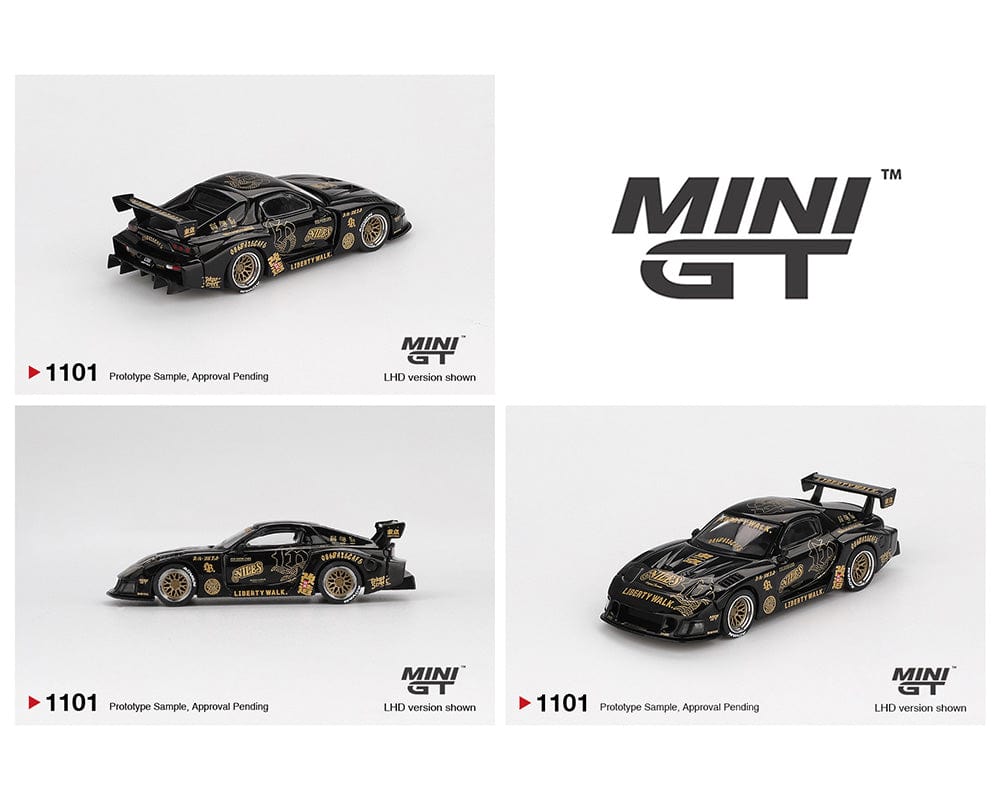 (pre-order) Mazda RX-7 RX-7 LB Super Silhouette FD-NILES Black Mini GT 1/64 scale