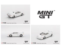 Lamborghini Countach 25th Anniversary White Limited Edition Mini GT 1/64 scale