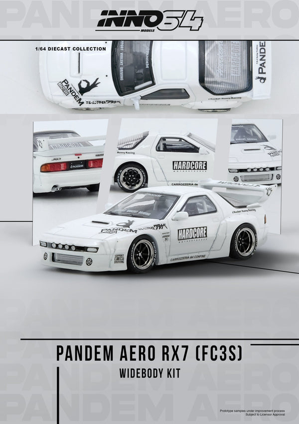 Mazda RX7 FC3S Pandem Aero Wideboy Kit Inno64 1/64 scale
