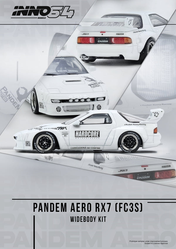 Mazda RX7 FC3S Pandem Aero Wideboy Kit Inno64 1/64 scale