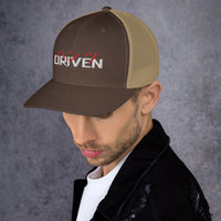 Hantsu Driven Classic Trucker Cap Snapback brown khaki