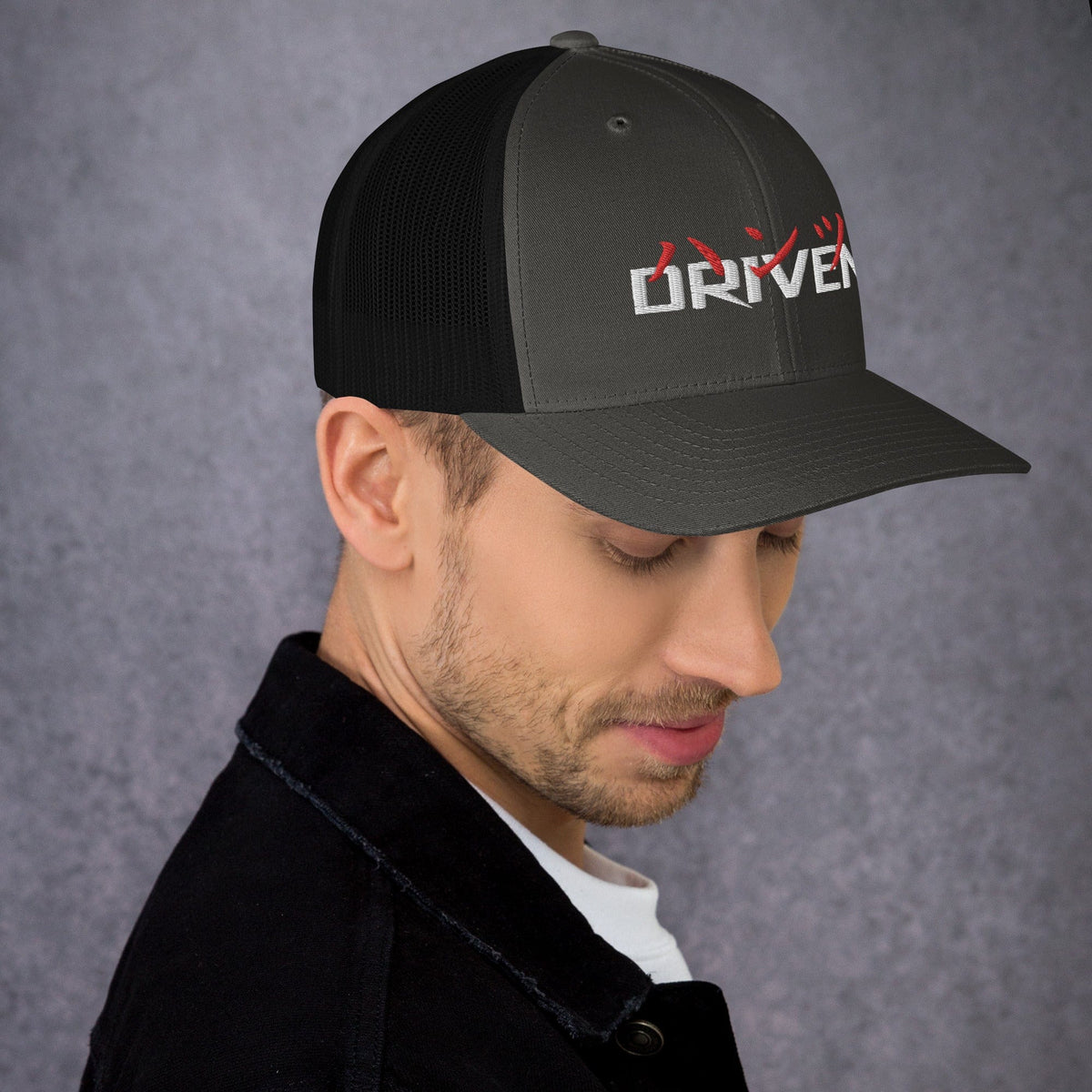 Hantsu Driven Classic Trucker Cap Snapback charcoal