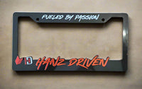 Hanz Driven License Plate Frame