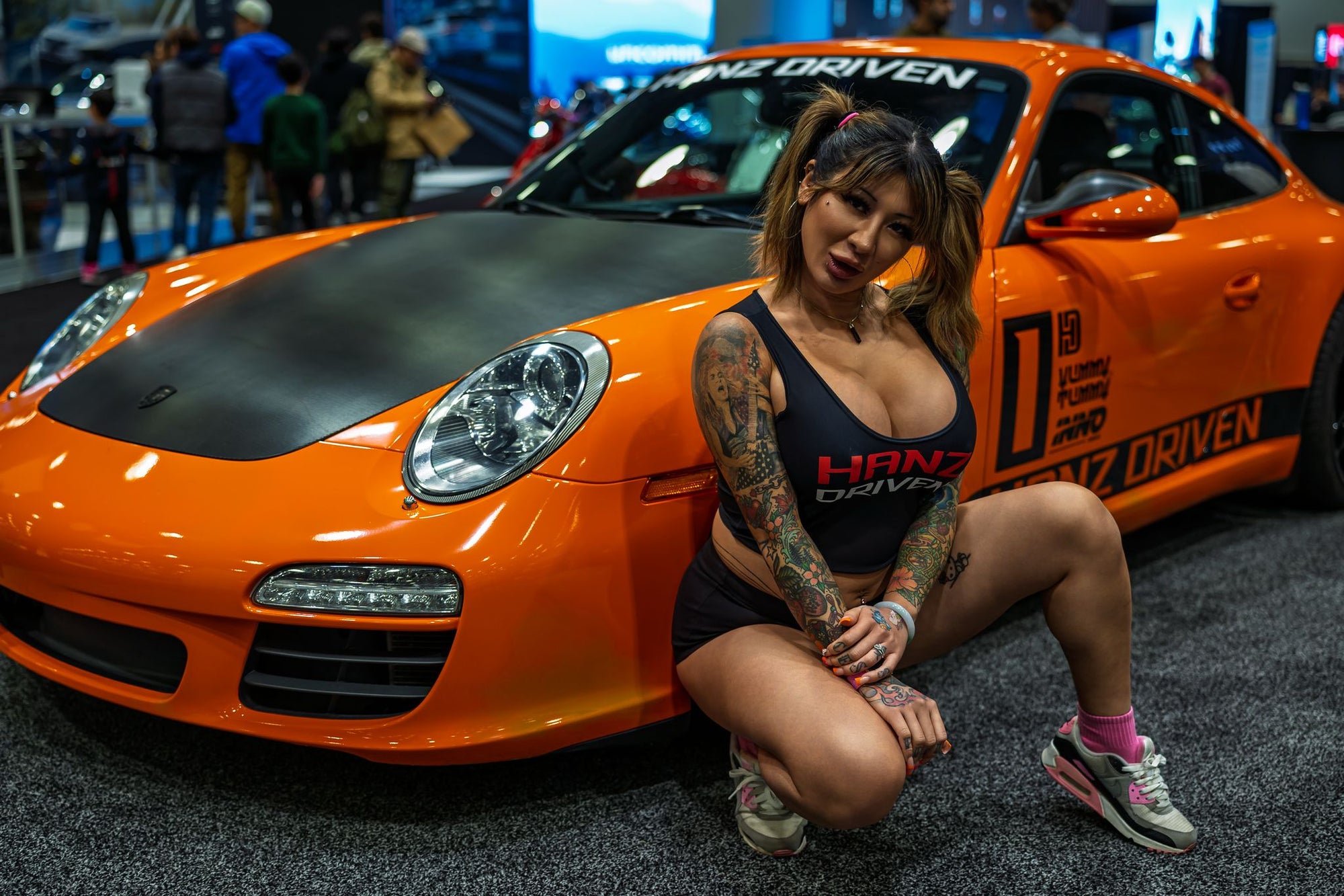 Hanz Driven Porsche 911 997.2 on display