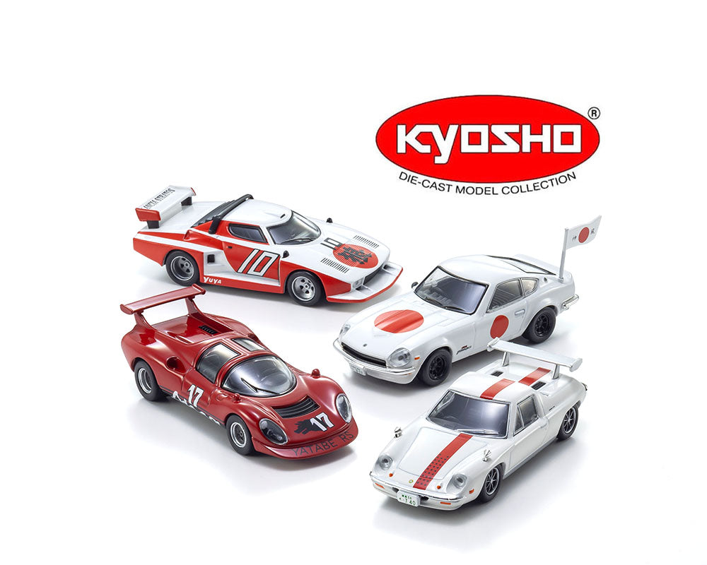 Circuit Wolf  4x car set Lotus Europa Yatabe - RS Lancia Stratos - Nissan Fairlady Z Kyosho