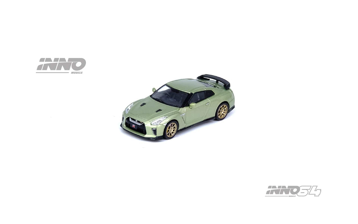 Nissan Skyline GT-R R35 Millennium Jade Inno64 1/64 scale diecast