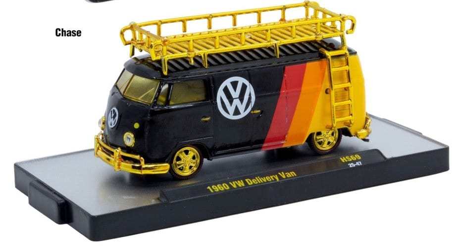 1960 Volkswagen Delivery Van Black | M2 Machines 1:64 31500-HS69 Chase