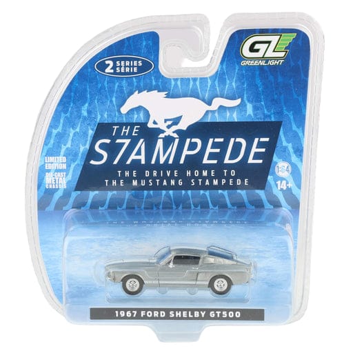1967 Shelby GT500 Fastback Lime Gold Mustang Stampede 2 | Greenlight 1:64 | Pre-order 125402-A RAW Chase