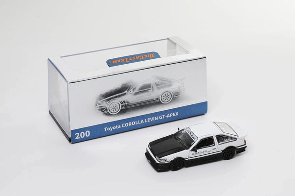 Toyota Corolla AE86 Wide-Body Black and White Fujiwara Tofu Shop Initial D (RHD) DCT