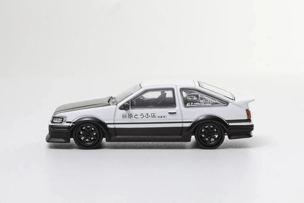 Toyota Corolla AE86 Wide-Body Black and White Fujiwara Tofu Shop Initial D (RHD) DCT