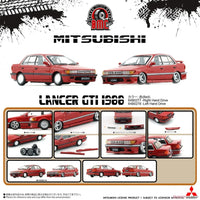 Mitsubishi 1988 Lancer Gti Red LHD BM Creations 1/64