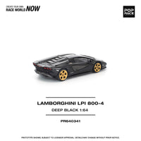 Lamborghini Countach LPI 800-4 DEEP BLACK Pop Race 1/64 scale