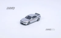 Nissan Skyline GT-R R33 Tuned by Mine's Silver Inno64 1/64 scale (pre-order)