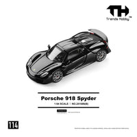 Porsche 918 Spyder Black Trends Hobby 1:64