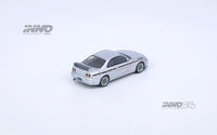 Nissan Skyline GT-R R33 Tuned by Mine's Silver Inno64 1/64 scale (pre-order)