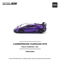 Lamborghini Huracan STO Viola Pasifae Pop Race 1/64 scale