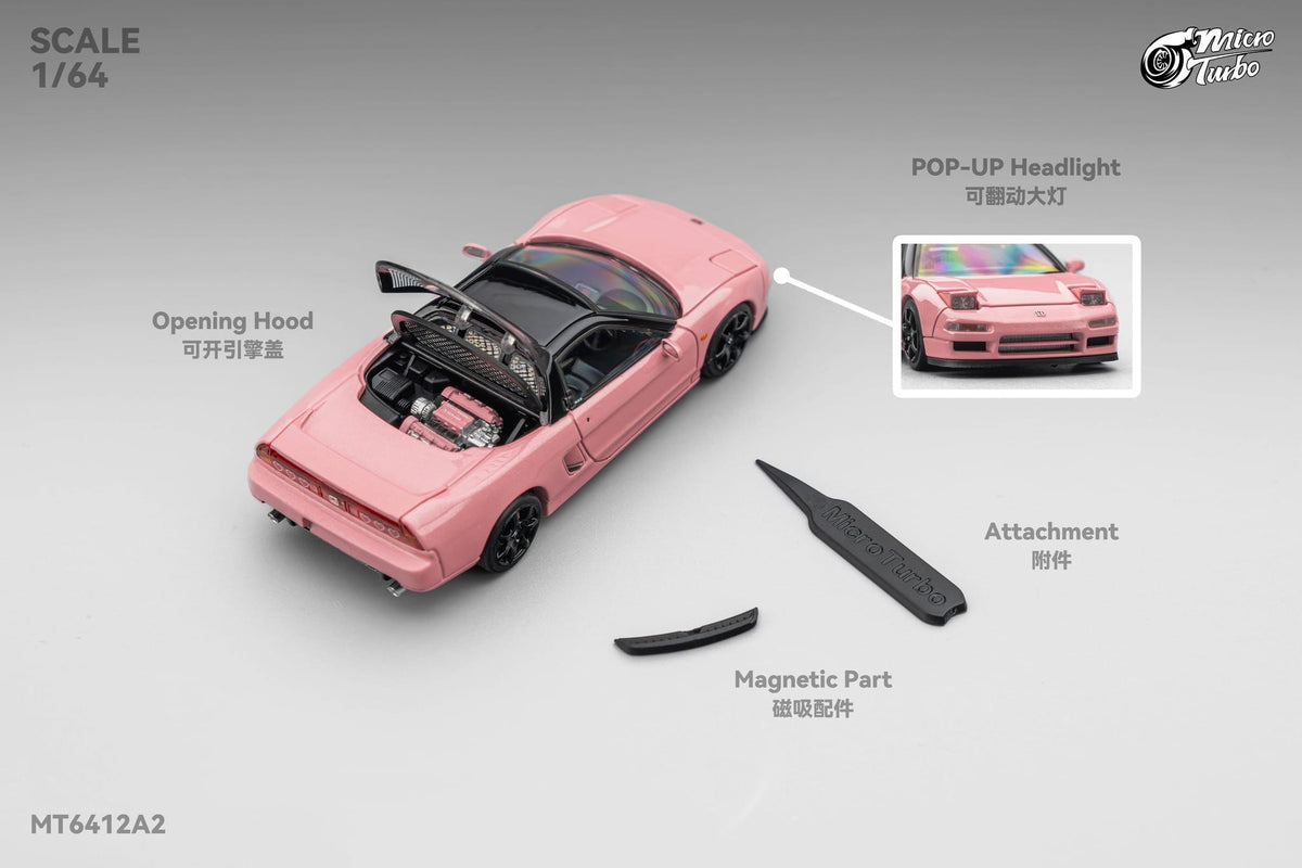 NSX-R NA1 Metallic Pink Micro Turbo 1/64 scale