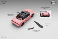NSX-R NA1 Metallic Pink Micro Turbo 1/64 scale