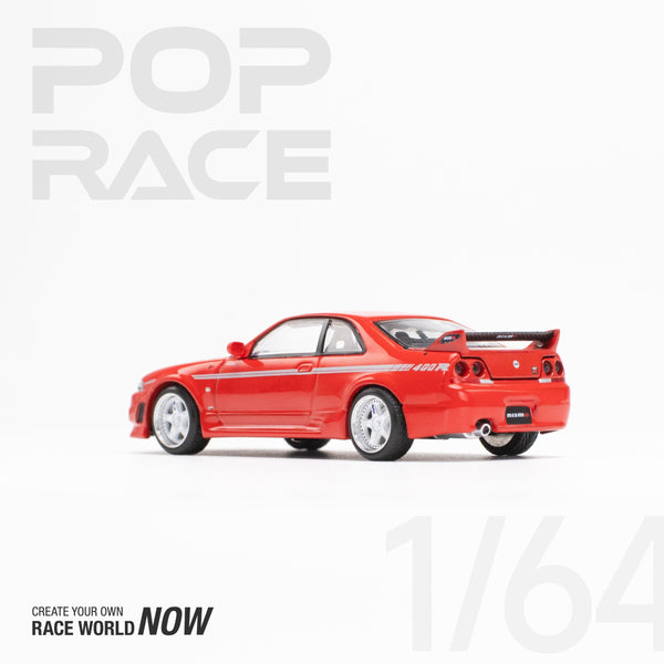 Nissan Skyline GTR R33 Nismo 400R Red Pop Race 1/64