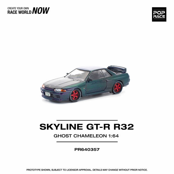 Nissan Skyline GTR R-32 Ghost Chameleon Pop Race 1/64