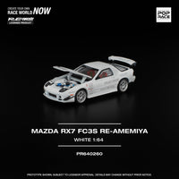 Mazda RX-7 FC3S Re-Amemiya White 1/64 Pop Race