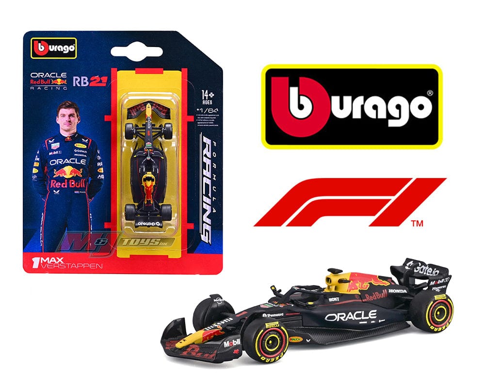 F1 2025 Oracle Red Bull Racing RB21 #1 Max Verstappen Bburago Racing Formula