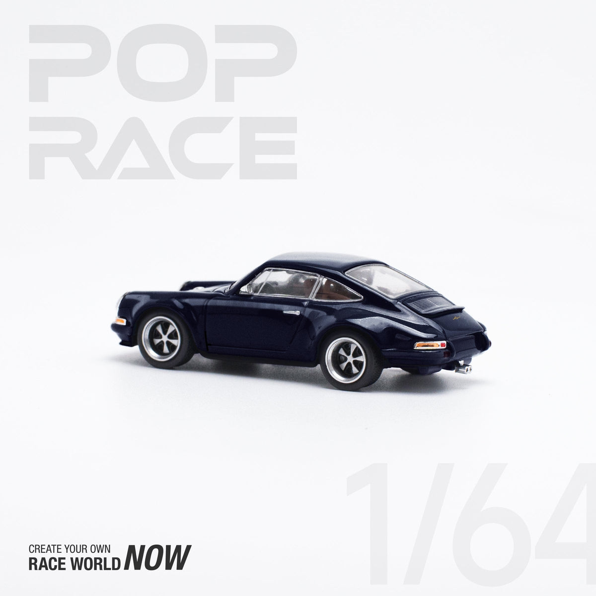 Porsche Singer Monaco Midnight Blue 1/64 scale Pop Race (PRE-ORDER)