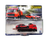 Hot Wheels Team Transport Street Fleet with Toyota Trueno AE86