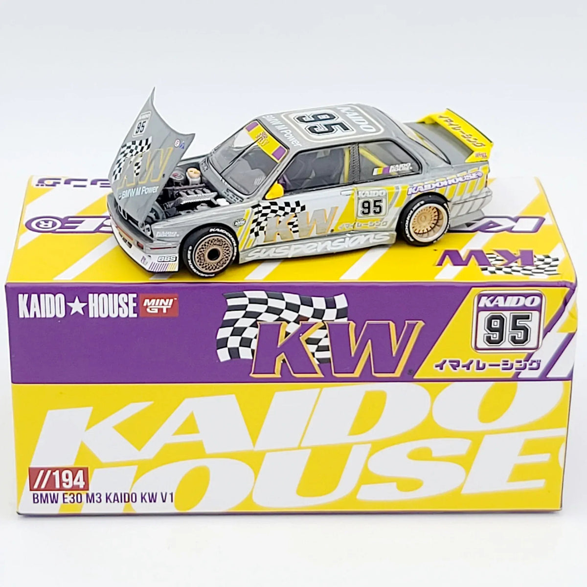 Chase BMW M3 Kaido KW V1 Purple Kaido House Mini GT