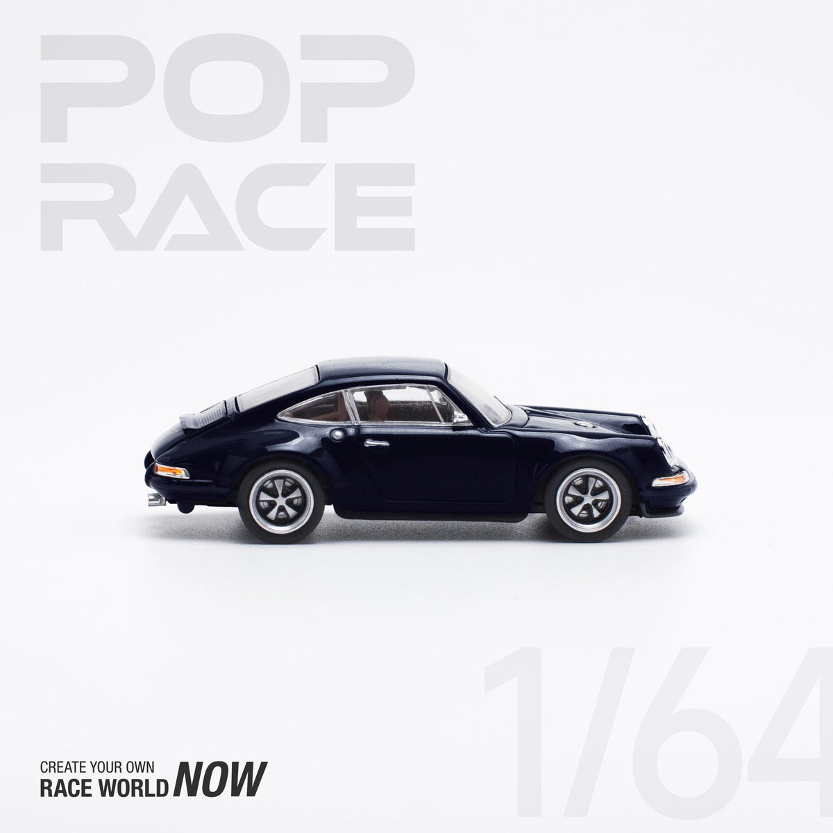 Porsche Singer Monaco Midnight Blue 1/64 scale Pop Race (PRE-ORDER)