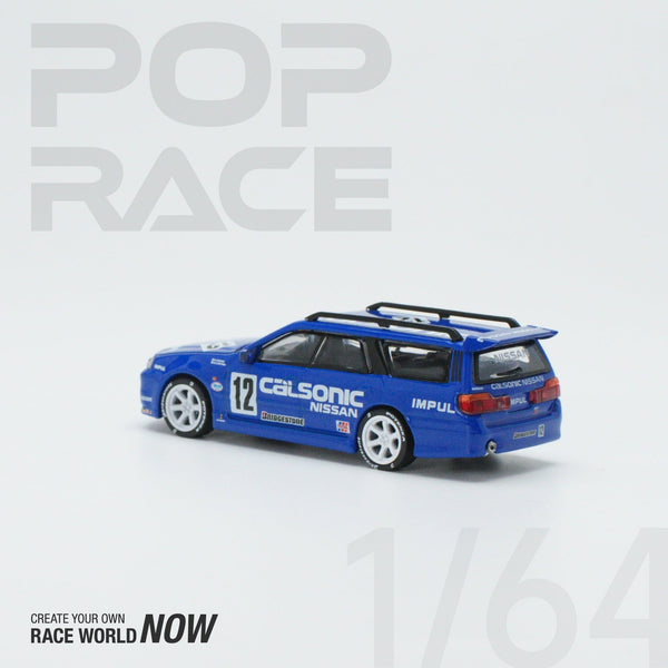 GTR R34 Stagea Wagon Calsonic Nissan Skyline Pop Race 1/64 scale