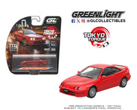1994 Acura Integra GS-R with Custom Wheels Milano Red Tokyo Torque Series 10 Greenlight 1:64