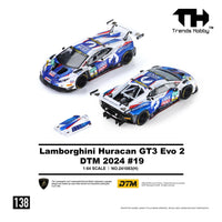 (PRE-ORDER) Lamborghini Huracan GT3 EVO2 DTM 2024 No. 19 Trends Hobby 1/64 241083(H)