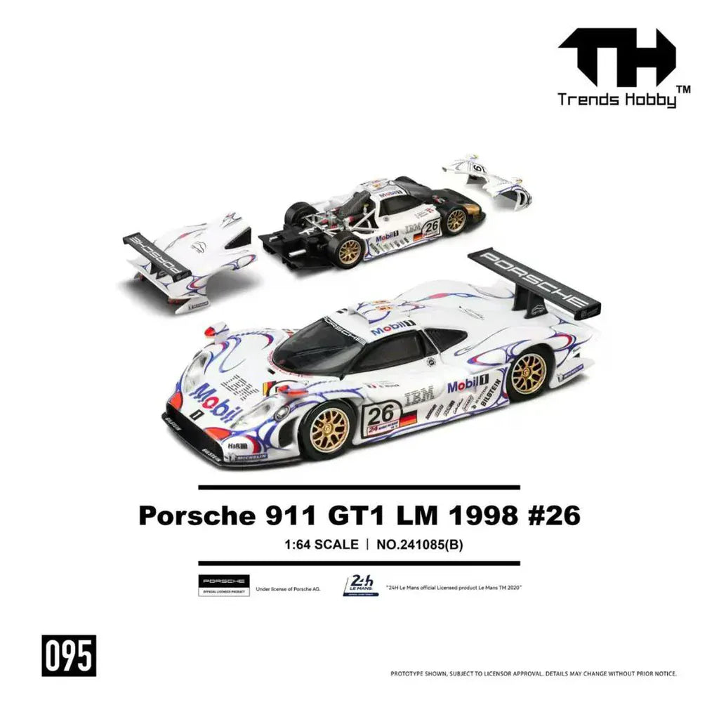 Porsche 911 GT1 LM 1998 #26 Trends Hobby 1:64