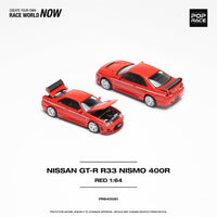 Nissan Skyline GTR R33 Nismo 400R Red Pop Race 1/64