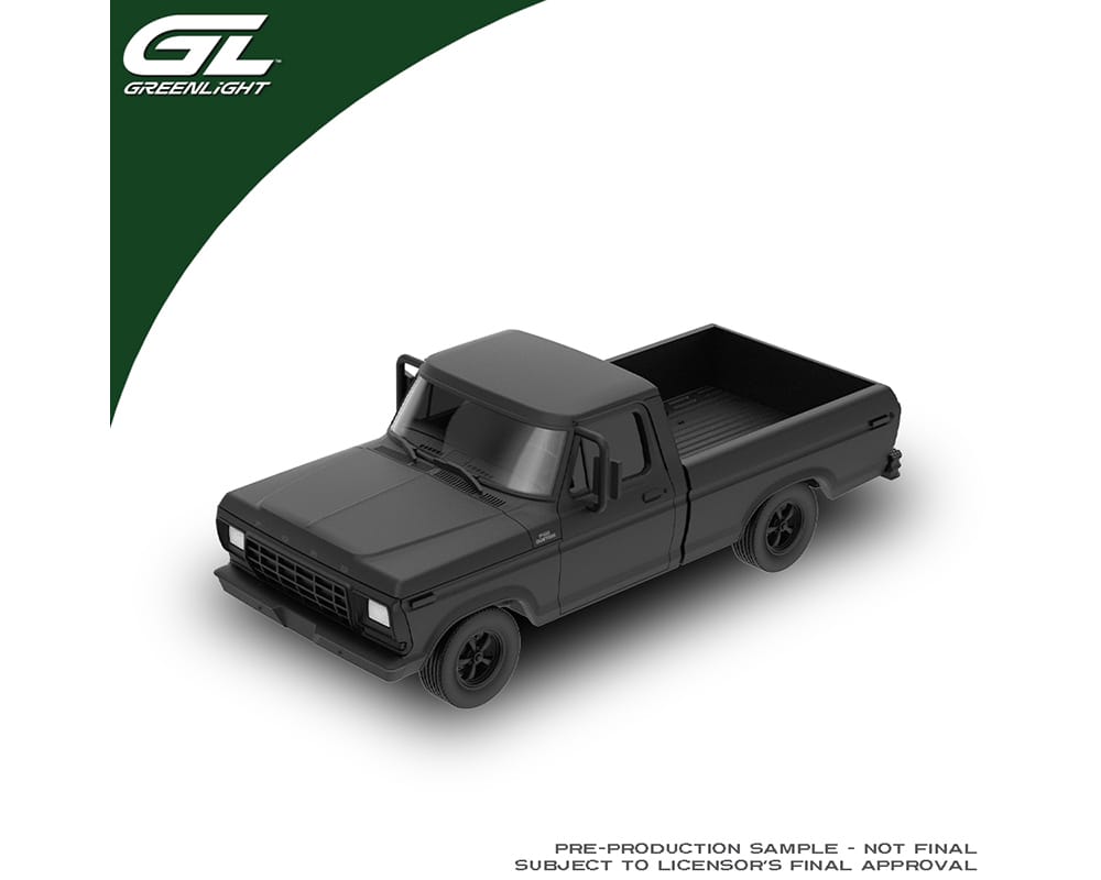 1979 Ford F100 Custom Pickup Matte Greenlight 1/64 | Hanz Driven 30612