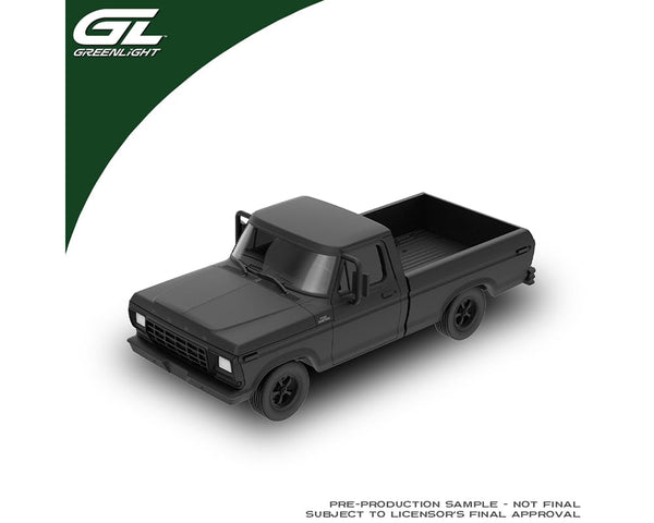 1979 Ford F100 Custom Pickup Matte Greenlight 1/64 | Hanz Driven 30612
