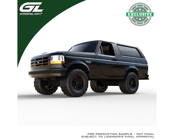1996 Ford Bronco XLT Blackout Greenlight 1/64 30623