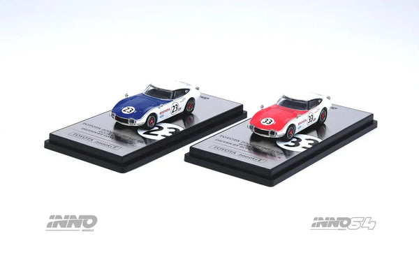 Toyota 2000GT #23 & #33 SCCA 1968 Box Set Collection Special Edition Inno64 1:64 scale
