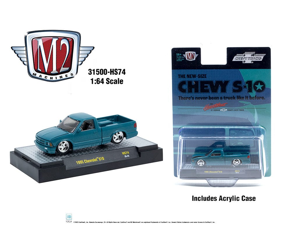 1995 Chevrolet S10 Custom Hobby Exclusive M2 Machines 1/64