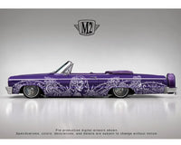 1964 Chevrolet Impala SS 409 Convertible Dia De Los Muertos Purple M2 Machines 1:64